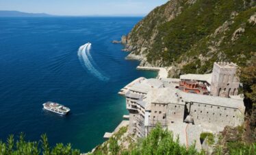 Full day Tour from Thessaloniki to Ancient Stagira with Cruise to Mount Athos
